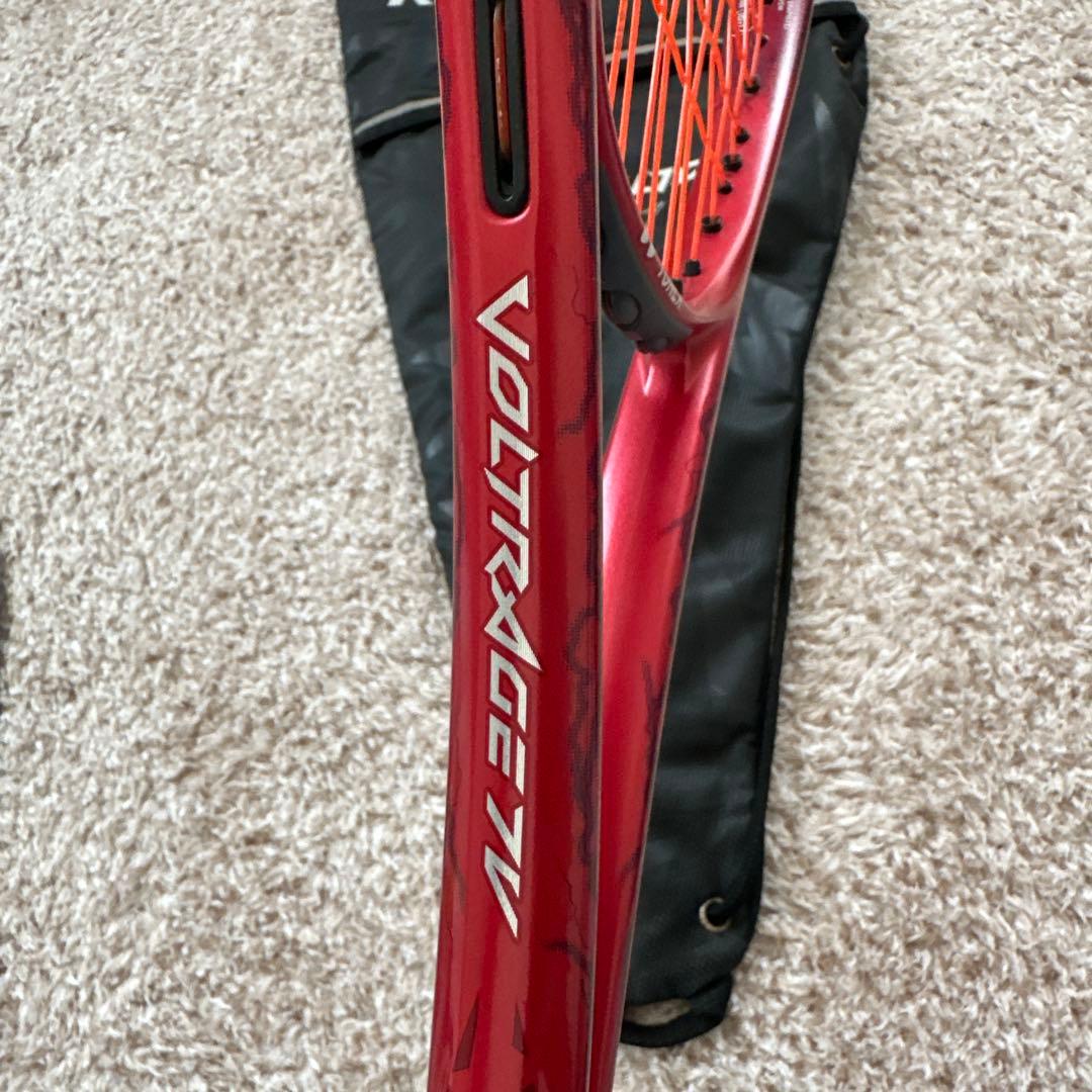 ヨネックス ソフトテニスラケット　ボルトレイジ7V 中古　激安　レア　赤　限定