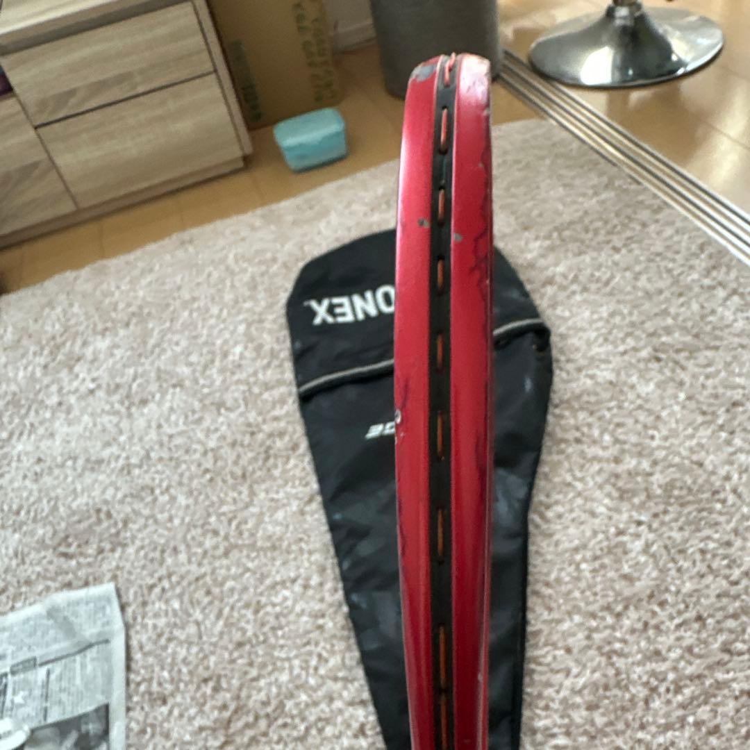 ヨネックス ソフトテニスラケット　ボルトレイジ7V 中古　激安　レア　赤　限定