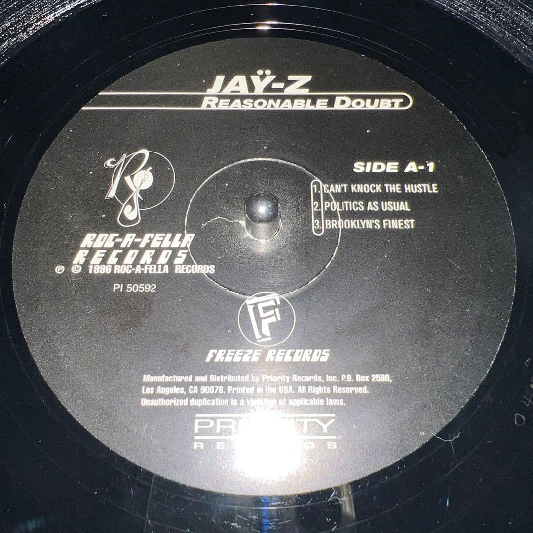 洋楽 JAY-Z REASONABLE DOUBT 2LP